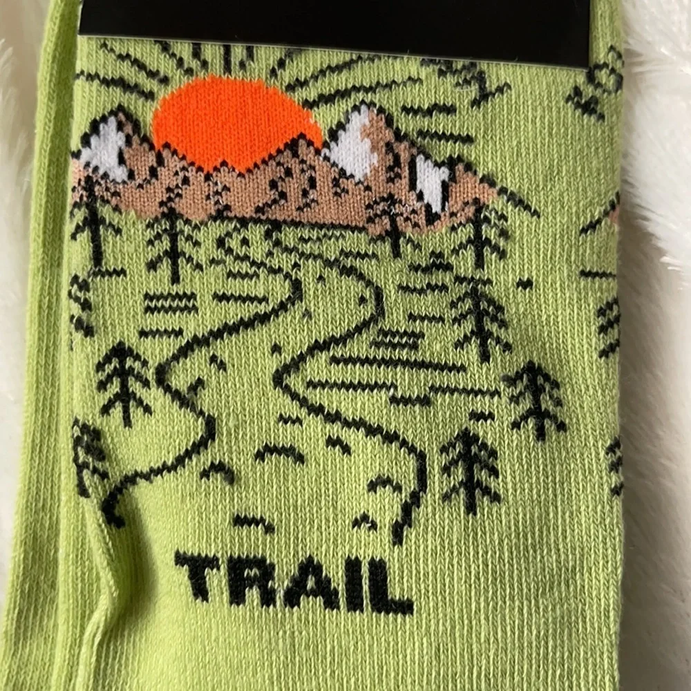 6/$20 New follow your own trail crew socks